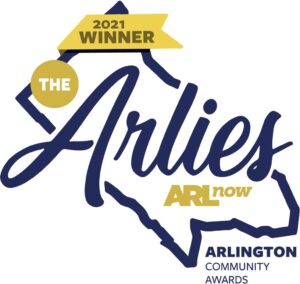 2021 Winner The Arlies Arlington COmmunity Awards